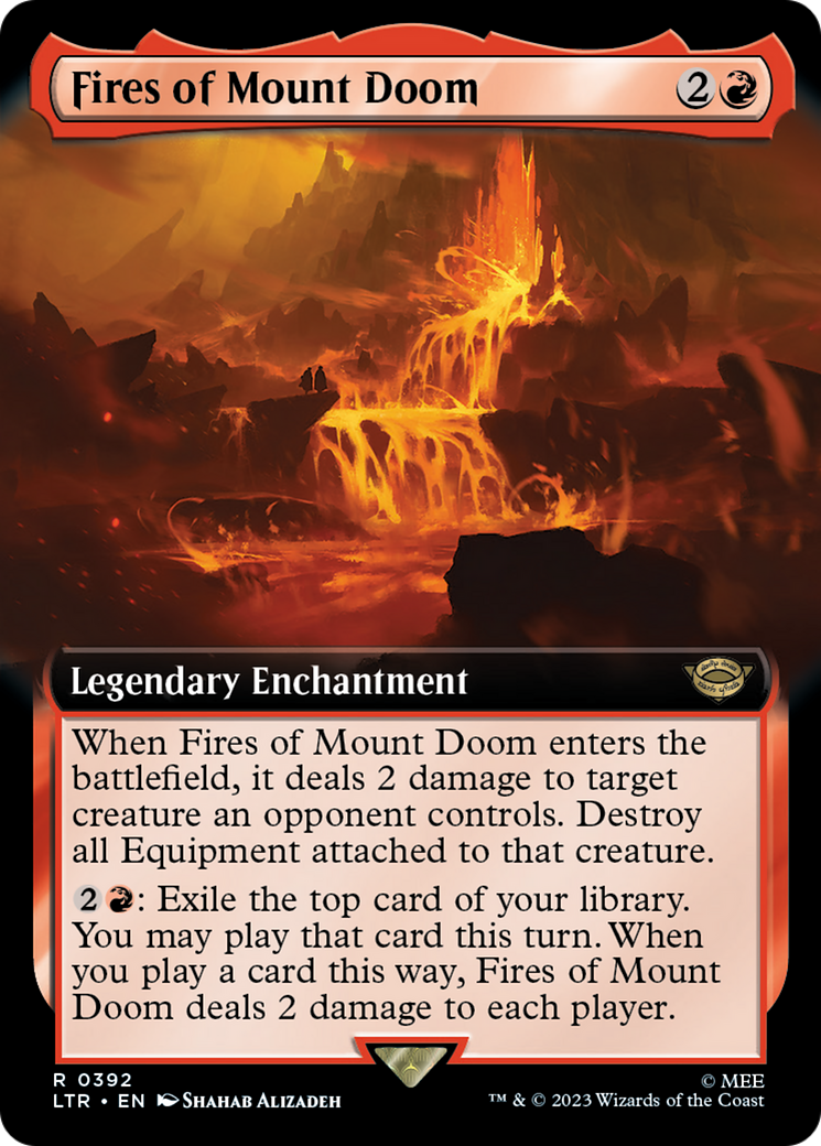 Fires of Mount Doom (Extended Art) (392) [The Lord of the Rings: Tales of Middle-earth] - Deck Out Gaming
