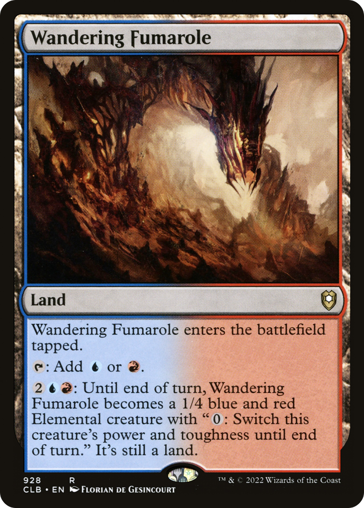 Wandering Fumarole (928) [Commander Legends: Battle for Baldur's Gate] - Deck Out Gaming