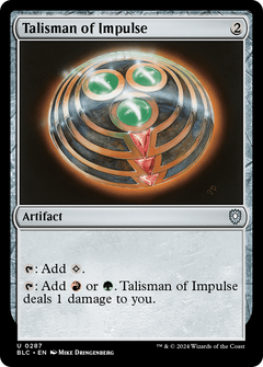Talisman of Impulse (287) [Bloomburrow Commander] - Deck Out Gaming