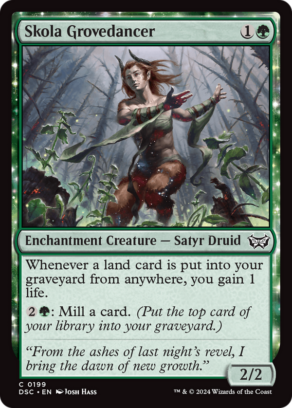 Skola Grovedancer (199) [Duskmourn: House of Horror Commander] - Deck Out Gaming