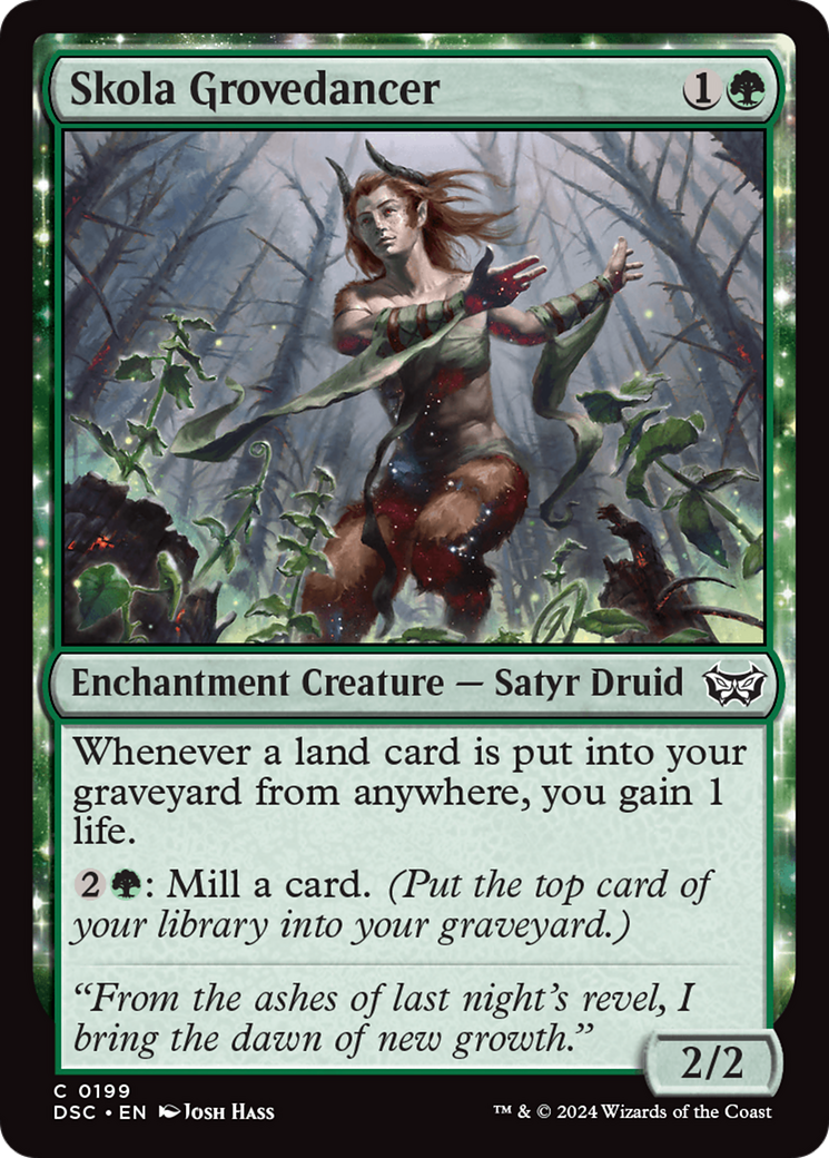 Skola Grovedancer (199) [Duskmourn: House of Horror Commander] - Deck Out Gaming