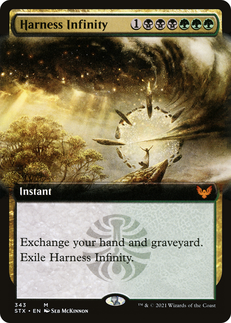 Harness Infinity (Extended Art) (343) [Strixhaven: School of Mages] foil - Deck Out Gaming