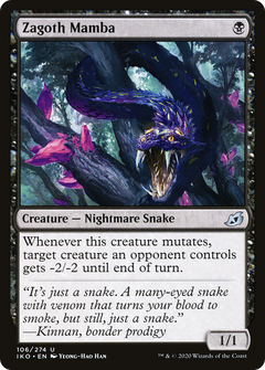 Zagoth Mamba (106) [Ikoria: Lair of Behemoths] foil - Deck Out Gaming