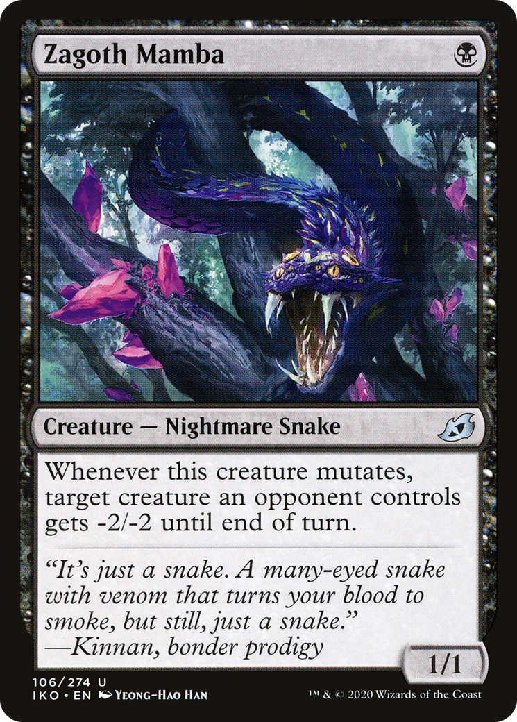 Zagoth Mamba (106) [Ikoria: Lair of Behemoths] foil - Deck Out Gaming