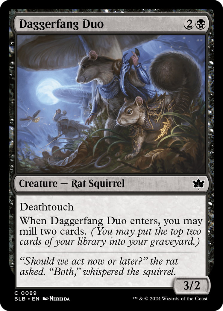 Daggerfang Duo (89) [Bloomburrow] foil - Deck Out Gaming