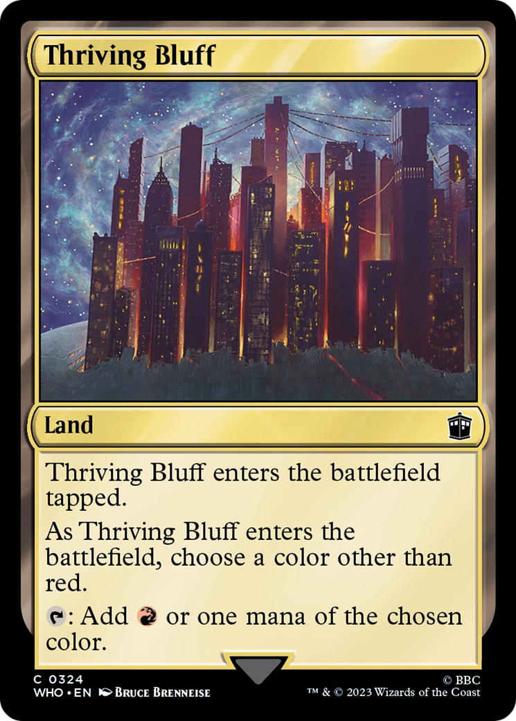 Thriving Bluff (324) [Doctor Who] foil - Deck Out Gaming