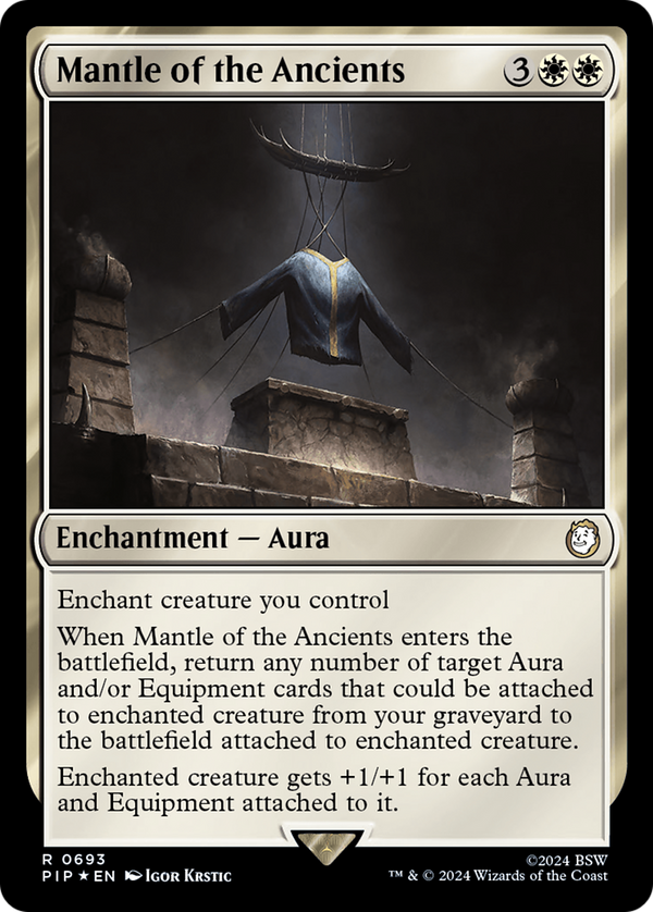 Mantle of the Ancients (Surge Foil) (693) [Fallout] foil - Deck Out Gaming