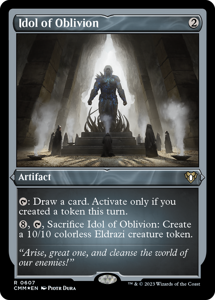 Idol of Oblivion (607) [Commander Masters] etched - Deck Out Gaming