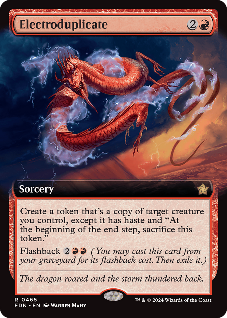 Electroduplicate (Extended Art) (465) [Foundations] foil - Deck Out Gaming