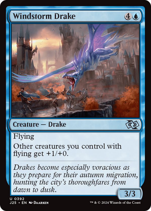 Windstorm Drake (392) [Foundations Jumpstart] - Deck Out Gaming