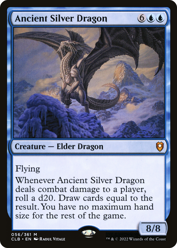 Ancient Silver Dragon (56) [Commander Legends: Battle for Baldur's Gate] - Deck Out Gaming