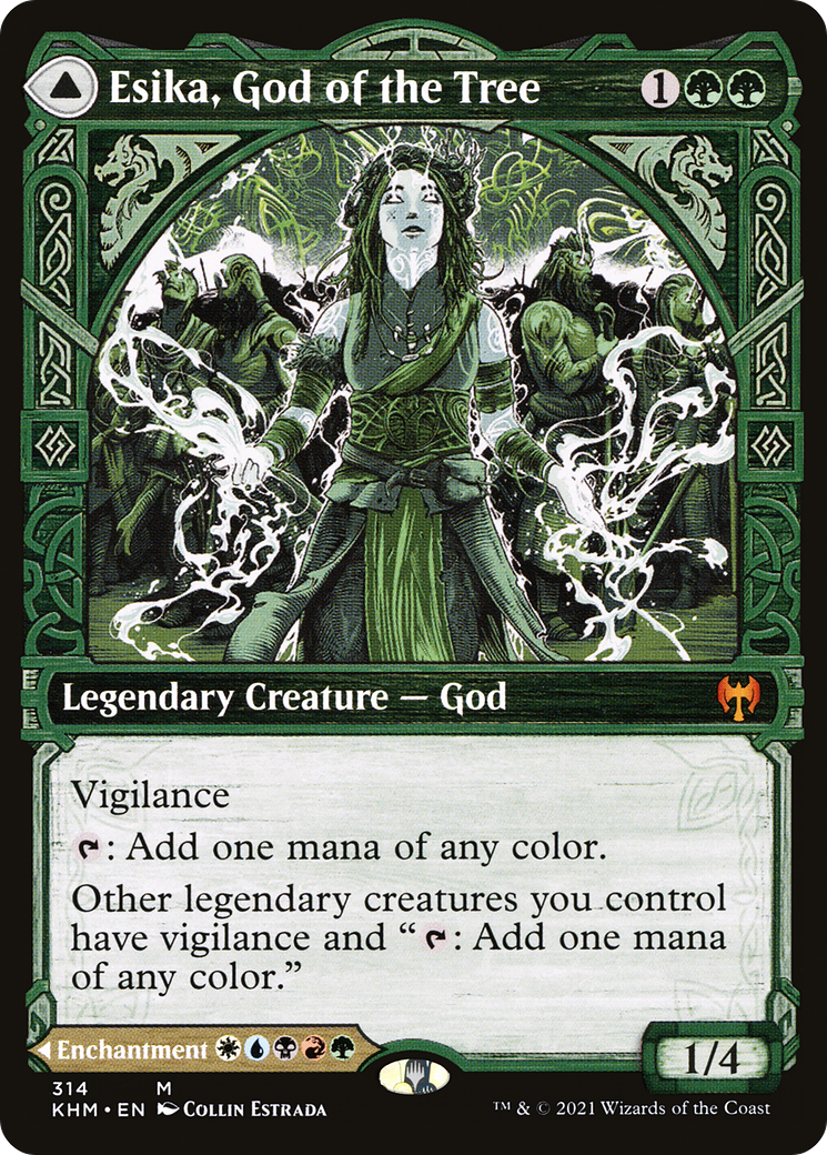 Esika, God of the Tree (Showcase) (314) [Kaldheim] - Deck Out Gaming