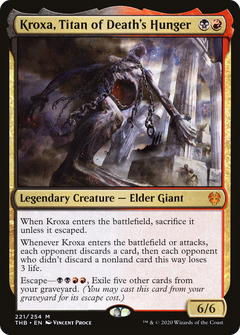 Kroxa, Titan of Death's Hunger (221) [Theros Beyond Death] foil - Deck Out Gaming