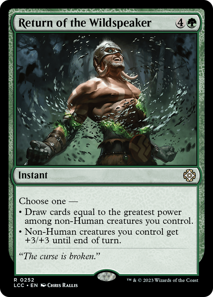 Return of the Wildspeaker (252) [The Lost Caverns of Ixalan Commander] - Deck Out Gaming