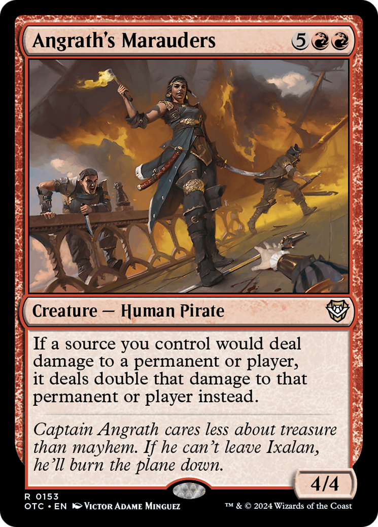 Angrath's Marauders (153) [Outlaws of Thunder Junction Commander] - Deck Out Gaming