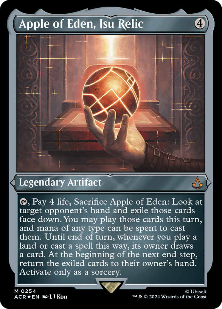 Apple of Eden, Isu Relic (254) [Assassin's Creed] etched - Deck Out Gaming