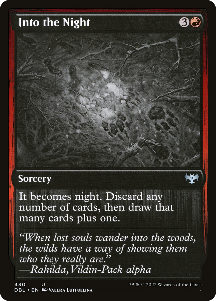 Into the Night (430) [Innistrad: Double Feature] - Deck Out Gaming