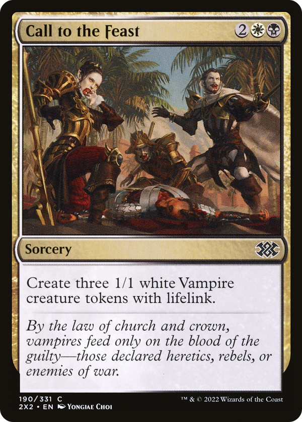 Call to the Feast (190) [Double Masters 2022] foil - Deck Out Gaming