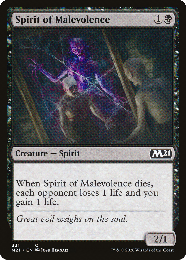 Spirit of Malevolence (331) [Core Set 2021] - Deck Out Gaming