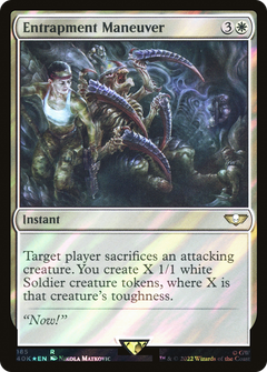 Entrapment Maneuver (Surge Foil) (185) [Warhammer 40,000 Commander] foil - Deck Out Gaming