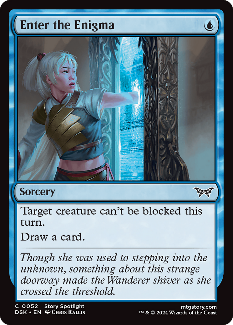 Enter the Enigma (52) [Duskmourn: House of Horror] foil - Deck Out Gaming