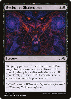 Reckoner Shakedown (119) [Kamigawa: Neon Dynasty] foil - Deck Out Gaming