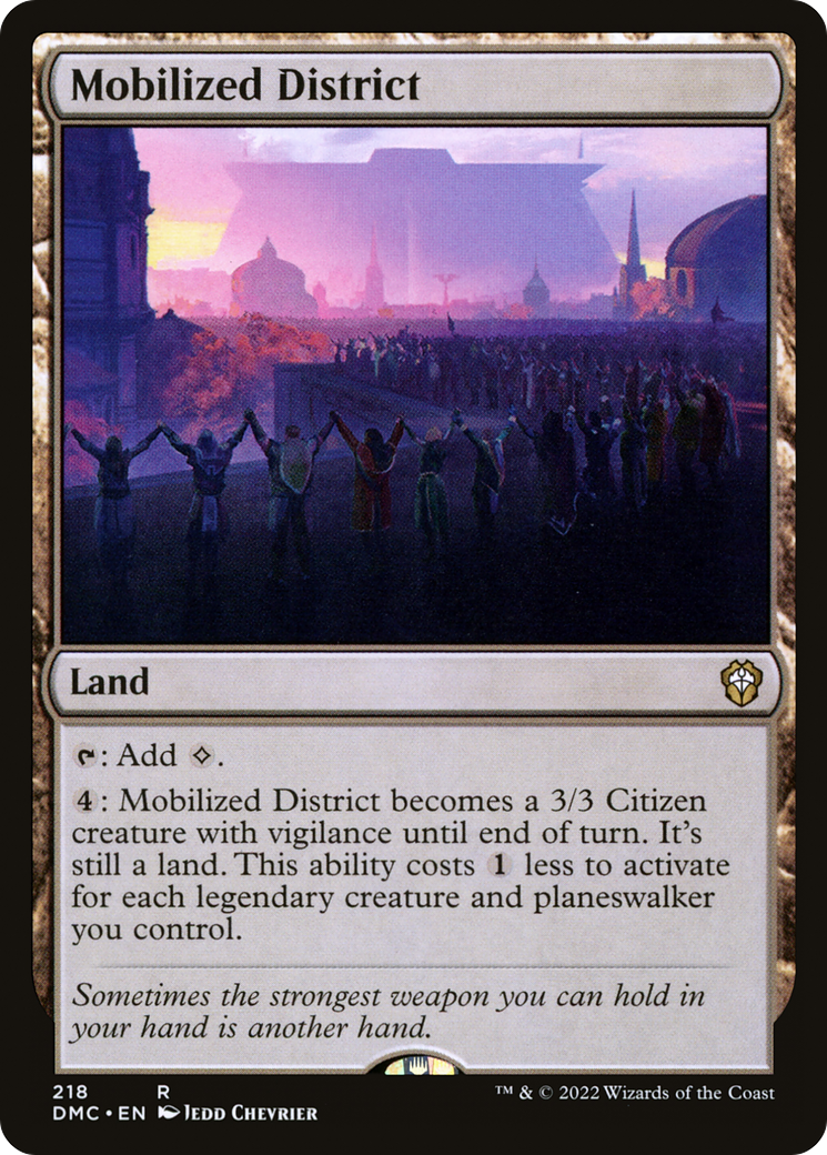Mobilized District (218) [Commander: Dominaria United] - Deck Out Gaming