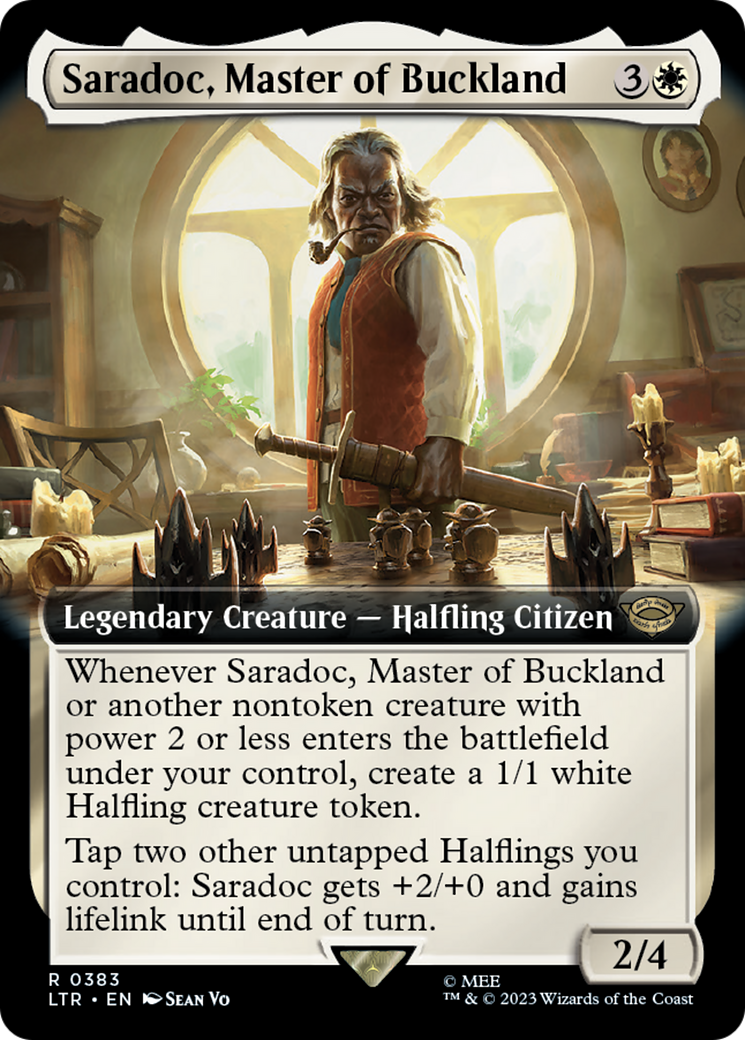 Saradoc, Master of Buckland (Extended Art) (383) [The Lord of the Rings: Tales of Middle-earth] - Deck Out Gaming