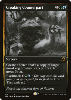 Croaking Counterpart (215) [Innistrad: Double Feature] foil - Deck Out Gaming
