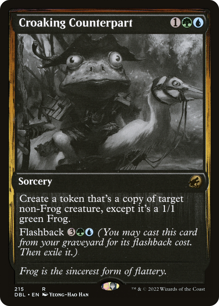 Croaking Counterpart (215) [Innistrad: Double Feature] - Deck Out Gaming