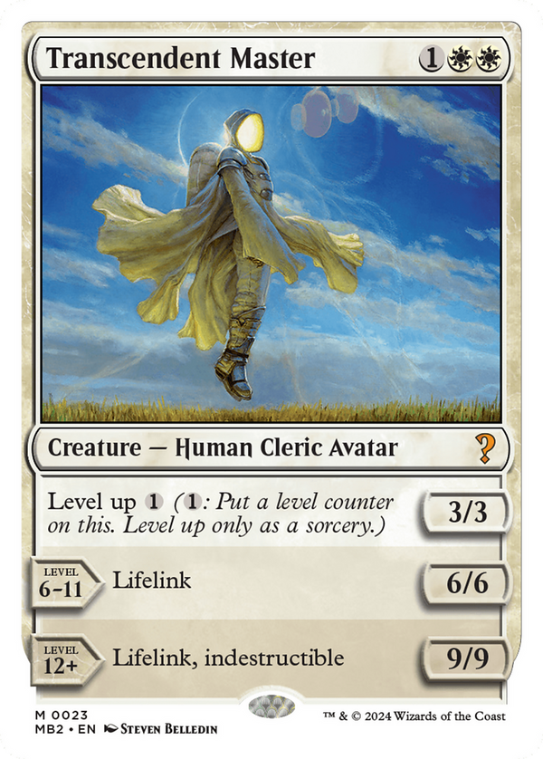 Transcendent Master (White Border) (23) [Mystery Booster 2] - Deck Out Gaming
