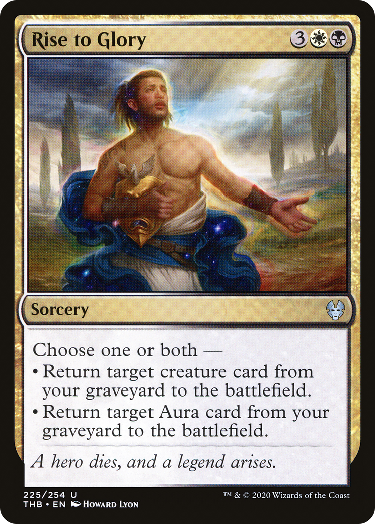 Rise to Glory (225) [Theros Beyond Death] foil - Deck Out Gaming