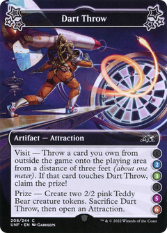 Dart Throw (2-3-5-6) (208) [Unfinity] foil - Deck Out Gaming