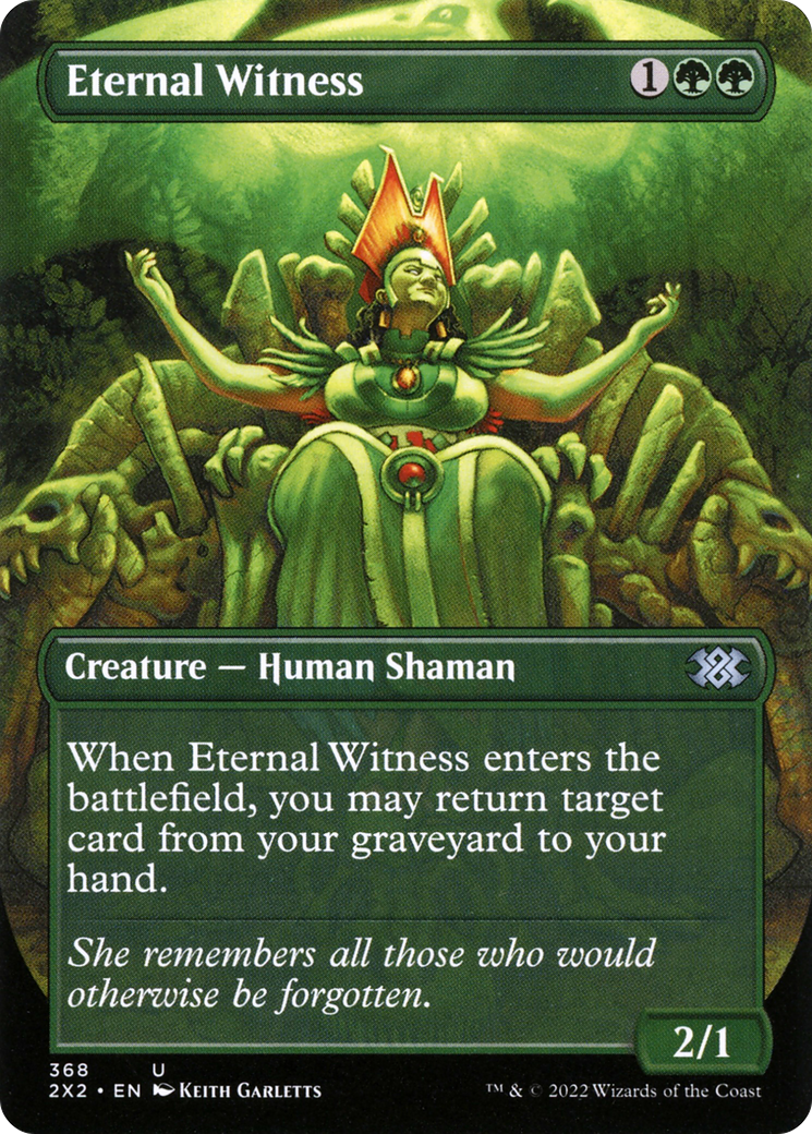 Eternal Witness (Borderless) (368) [Double Masters 2022] - Deck Out Gaming