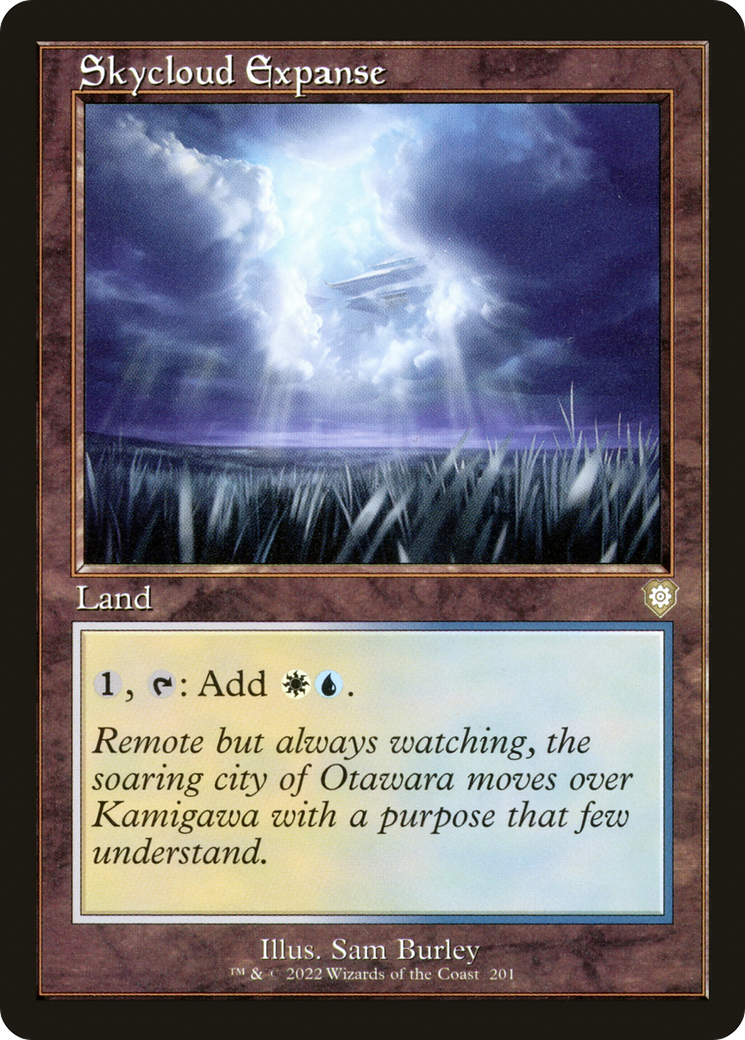 Skycloud Expanse (Retro Frame) (201) [Commander: The Brothers' War] - Deck Out Gaming