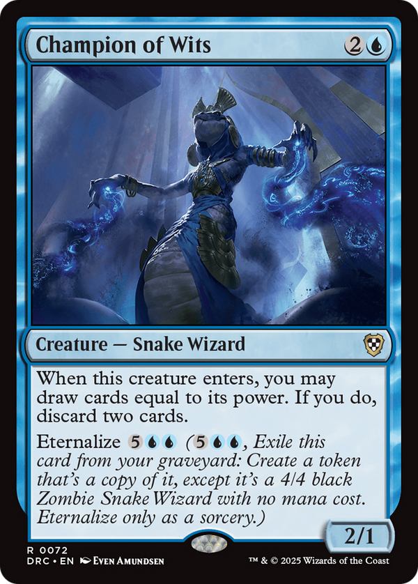 Champion of Wits (72) [Commander: Aetherdrift] - Deck Out Gaming
