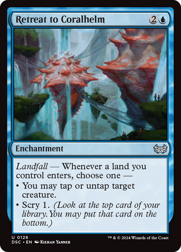 Retreat to Coralhelm (126) [Duskmourn: House of Horror Commander] - Deck Out Gaming