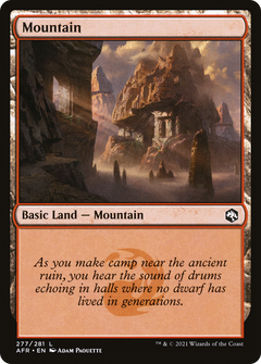 Mountain (277) (277) [Adventures in the Forgotten Realms] foil - Deck Out Gaming