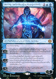 Jace, the Perfected Mind (Phyrexian) (Step-and-Compleat Foil) (429) [Phyrexia: All Will Be One] foil - Deck Out Gaming