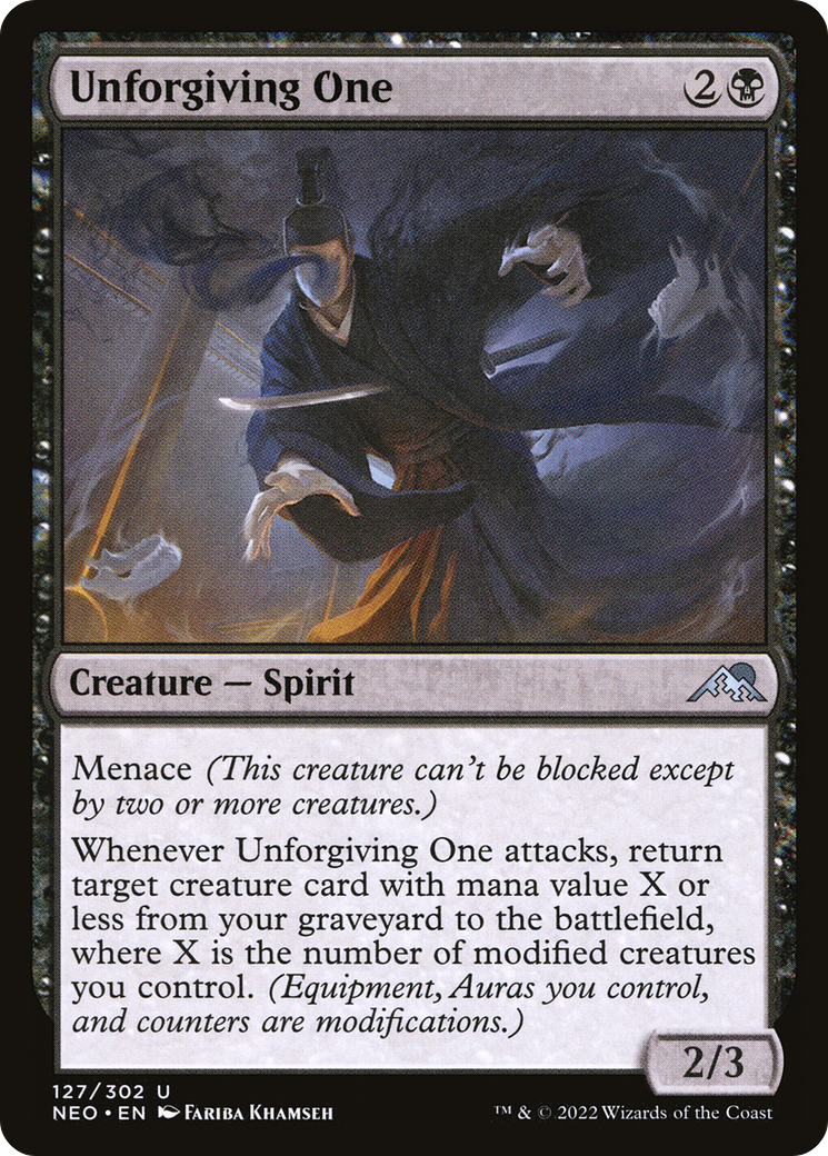 Unforgiving One (127) [Kamigawa: Neon Dynasty] foil - Deck Out Gaming
