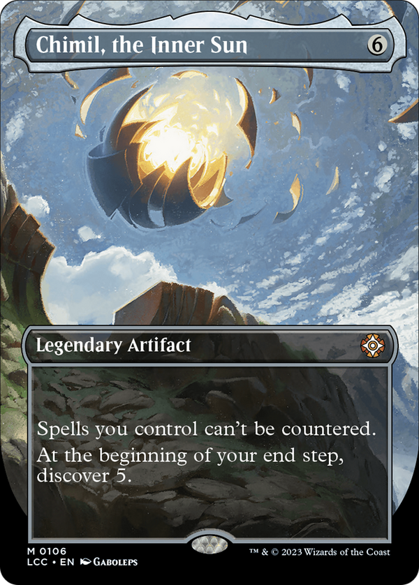 Chimil, the Inner Sun (Borderless) (106) [The Lost Caverns of Ixalan Commander] foil - Deck Out Gaming