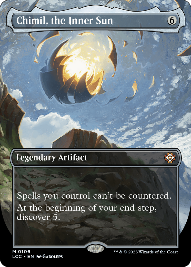 Chimil, the Inner Sun (Borderless) (106) [The Lost Caverns of Ixalan Commander] foil - Deck Out Gaming