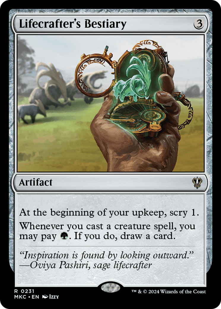 Lifecrafter's Bestiary (231) [Murders at Karlov Manor Commander] - Deck Out Gaming