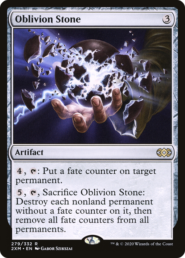 Oblivion Stone (279) [Double Masters] foil - Deck Out Gaming