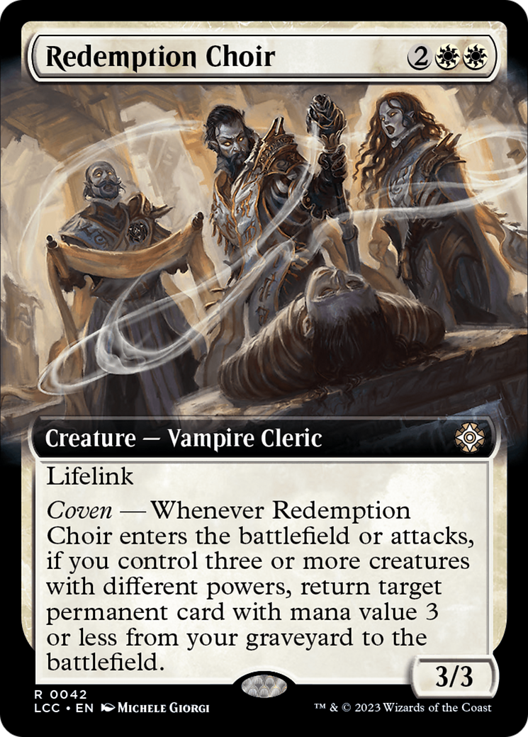 Redemption Choir (Extended Art) (42) [The Lost Caverns of Ixalan Commander] - Deck Out Gaming