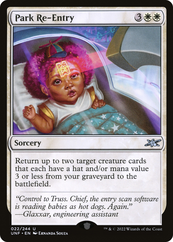 Park Re-Entry (22) [Unfinity] foil - Deck Out Gaming