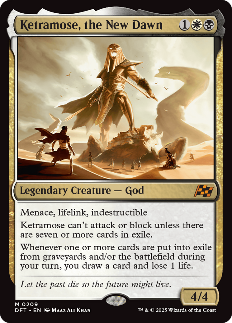 Ketramose, the New Dawn (209) [Aetherdrift] - Deck Out Gaming