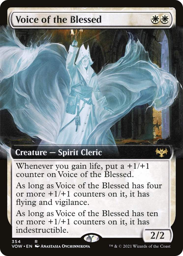 Voice of the Blessed (Extended Art) (354) [Innistrad: Crimson Vow] - Deck Out Gaming