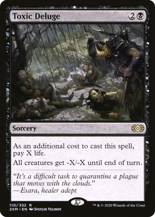 Toxic Deluge (110) [Double Masters] foil - Deck Out Gaming