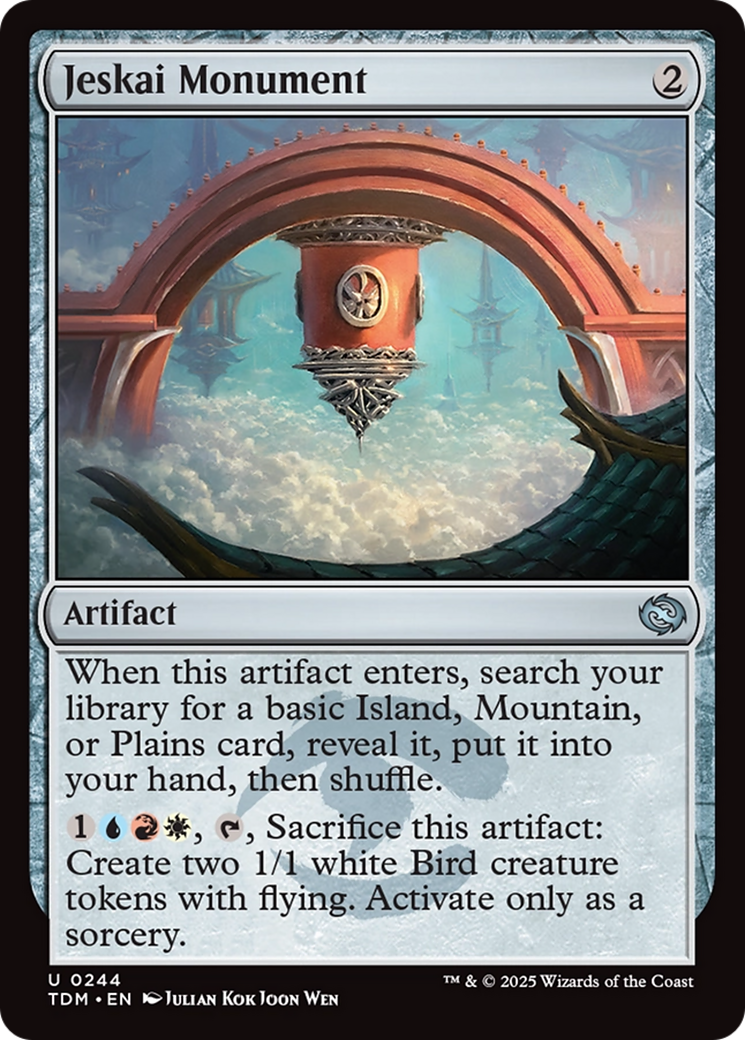Jeskai Monument (244) [Tarkir: Dragonstorm] - Deck Out Gaming